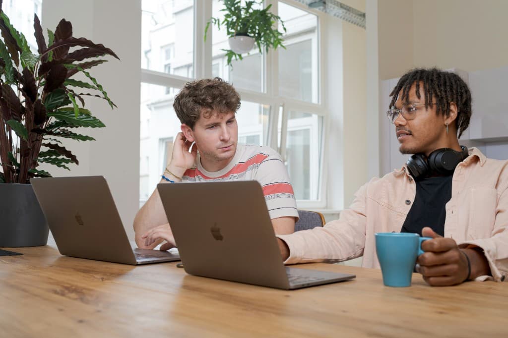 Jamaican outsourcing team collaborating